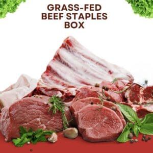 Grass-fed beef staples box